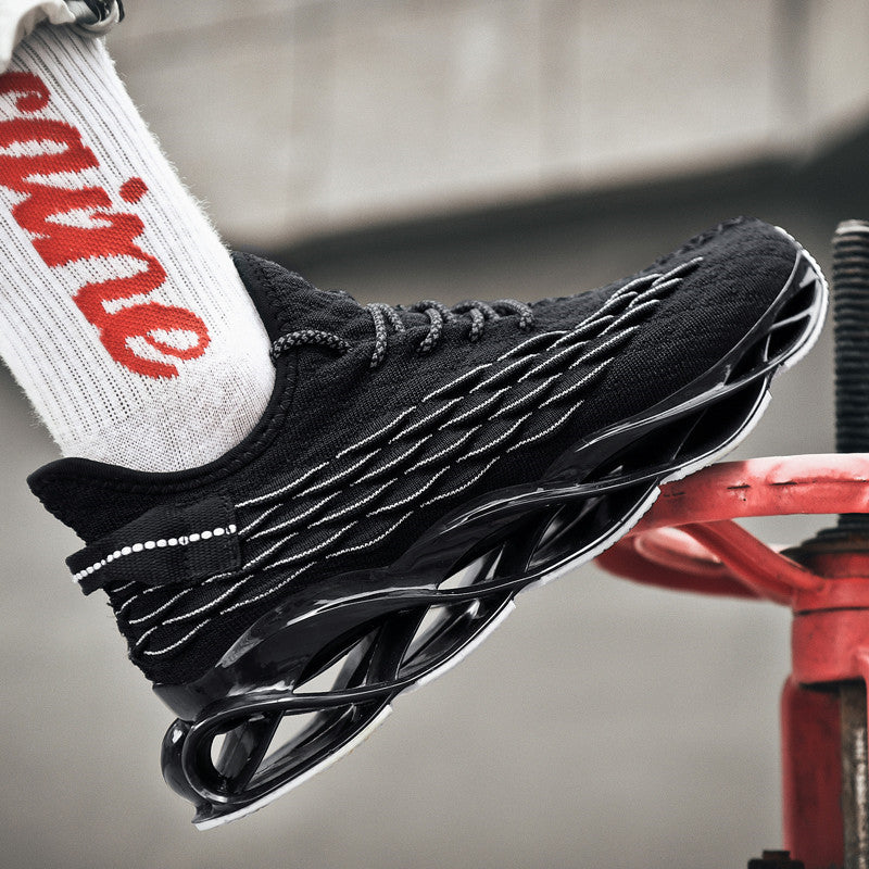 Blade High Elastic Flying Weave Sneakers