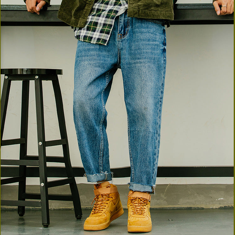 Japanese Vintage Washed Raw Jeans