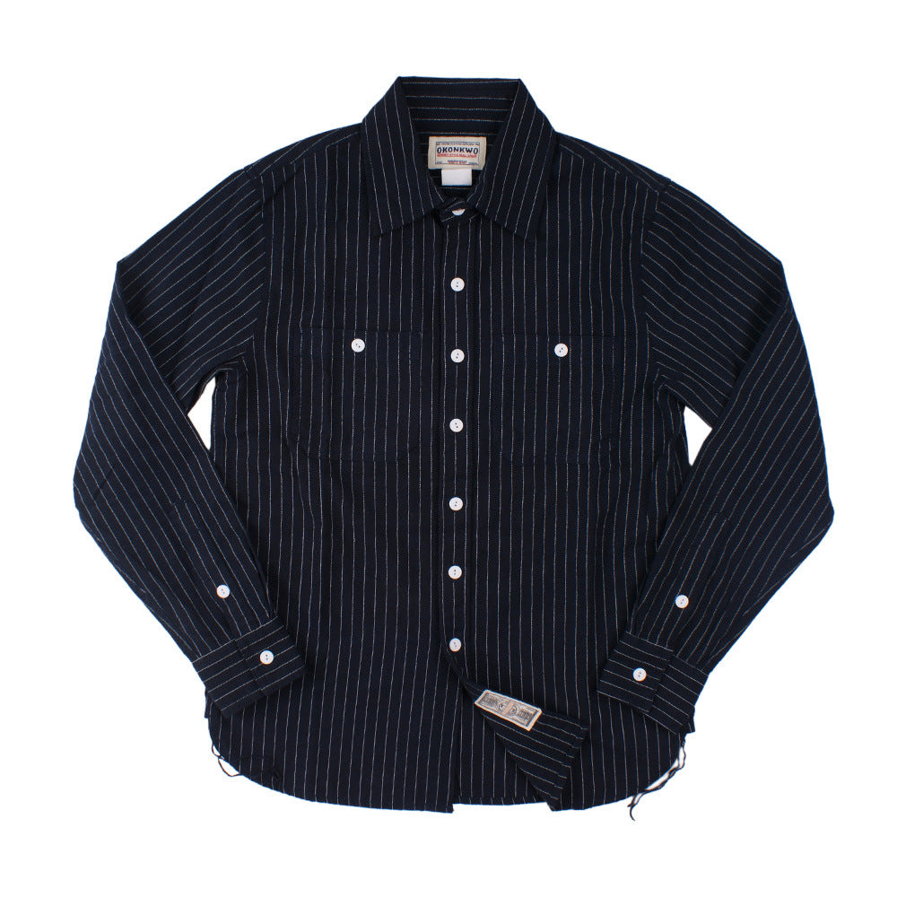 American Retro Vertical Stripes Shirts