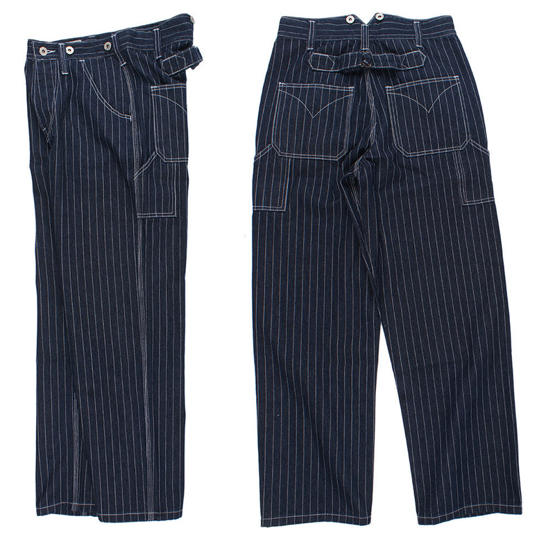 Retro Striped Jeans