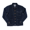 Retro Vertical Stripes Denim Jacket