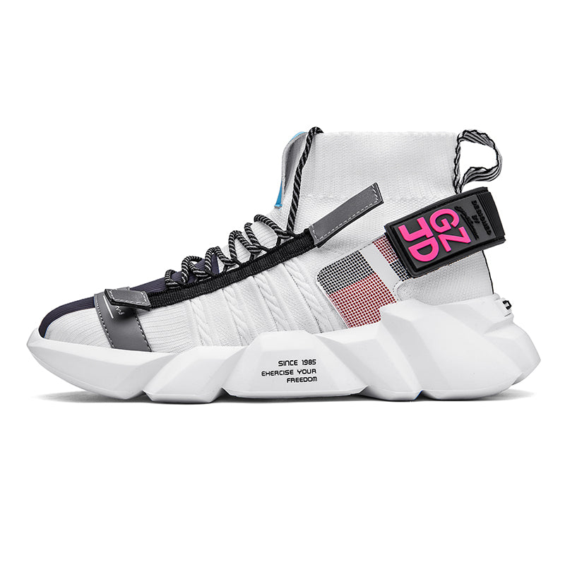 Outdoor High-Top Socks Sneakers