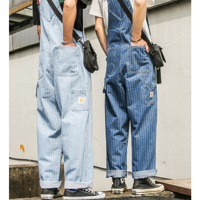 Japanese Striped Overalls