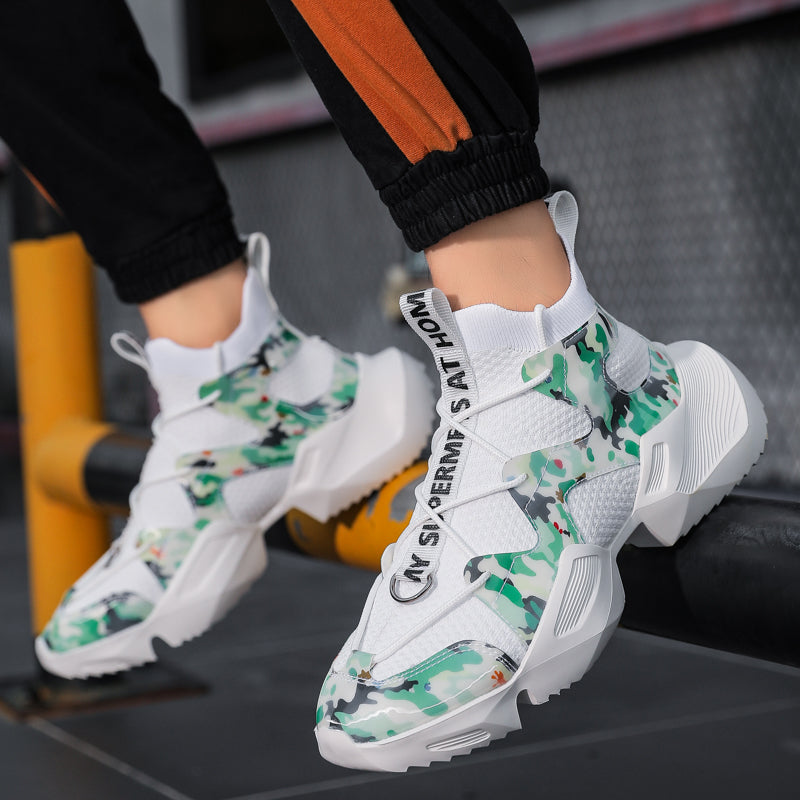 2020 Flying Knit High Top Socks Sneakers