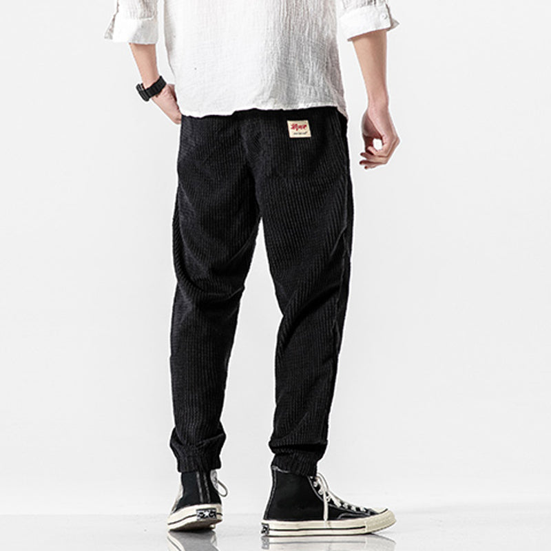 Retro Corduroy Casual Pants