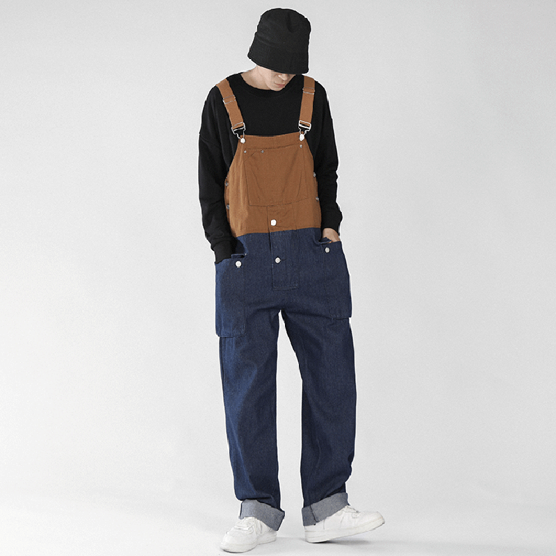 Trendy All-Match Loose Casual Overalls