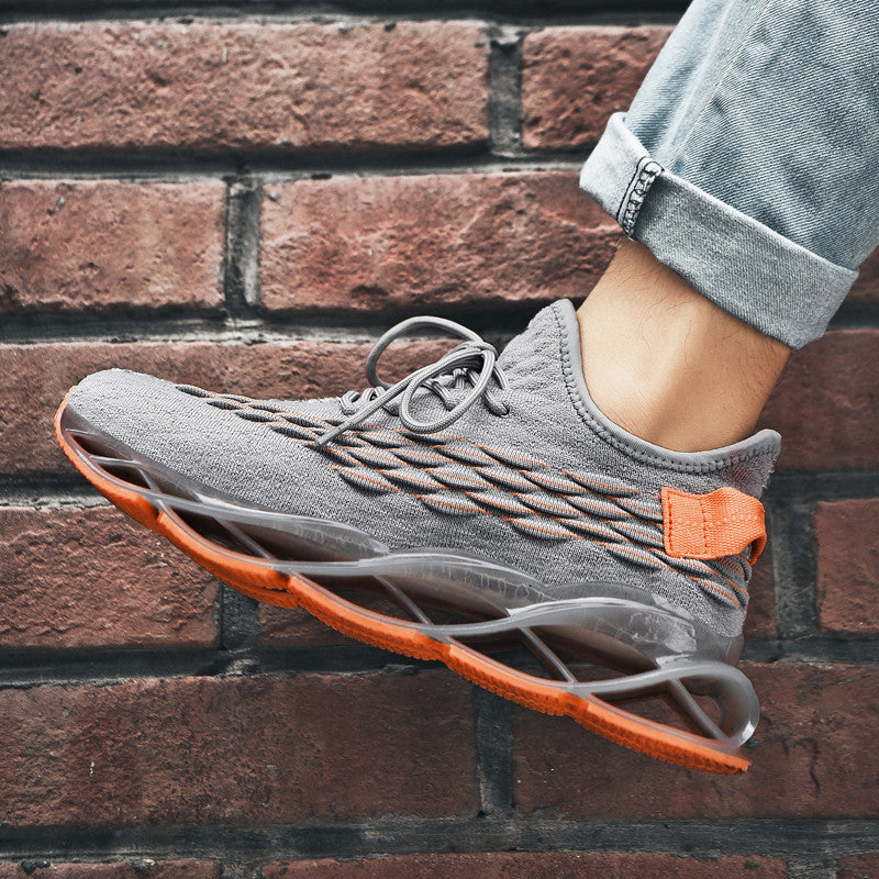 Blade High Elastic Flying Weave Sneakers