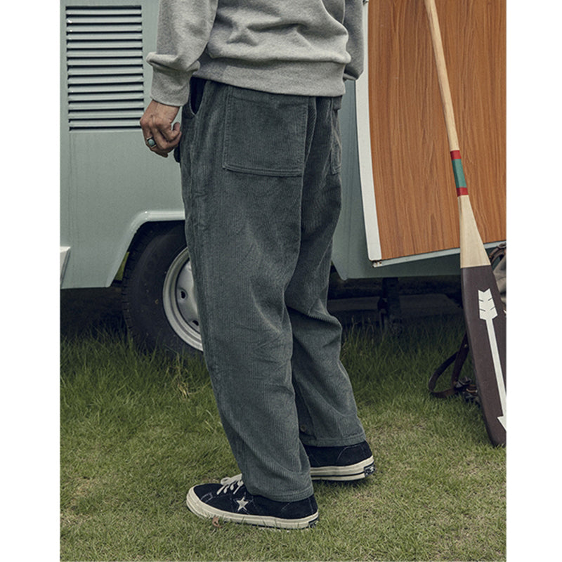 Japanese Retro Corduroy Overalls