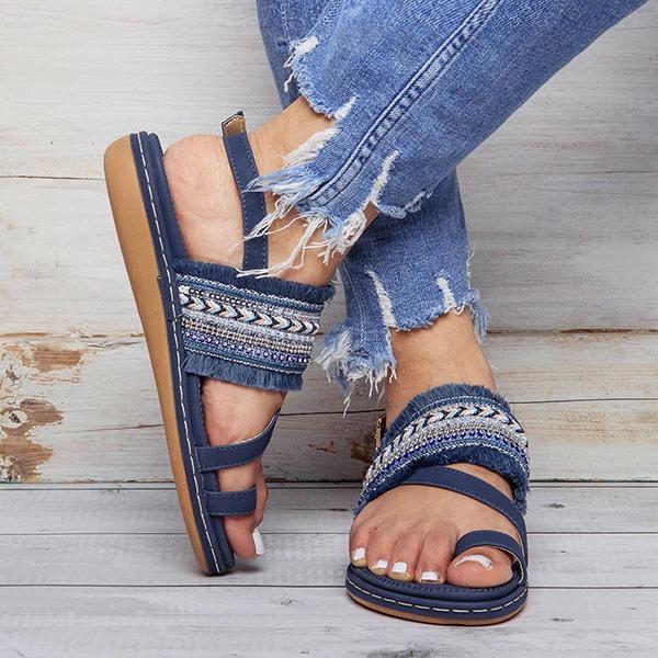 Fashion Casual Fringed Beach Sandals