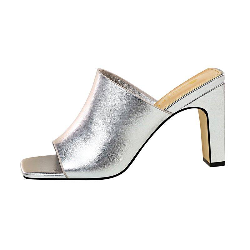 Daily Summer Open Toe High Heel Slippers