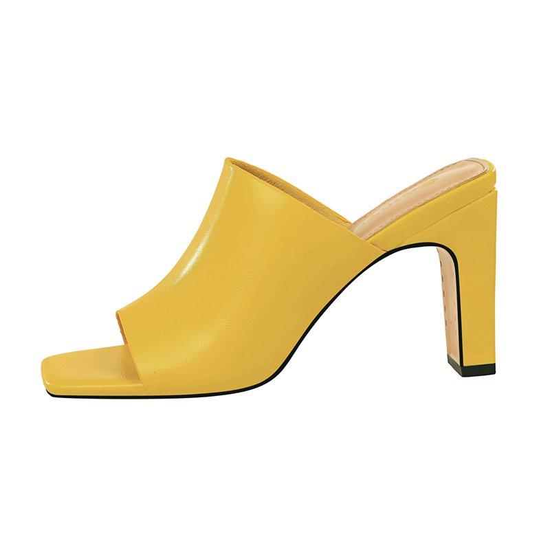 Daily Summer Open Toe High Heel Slippers