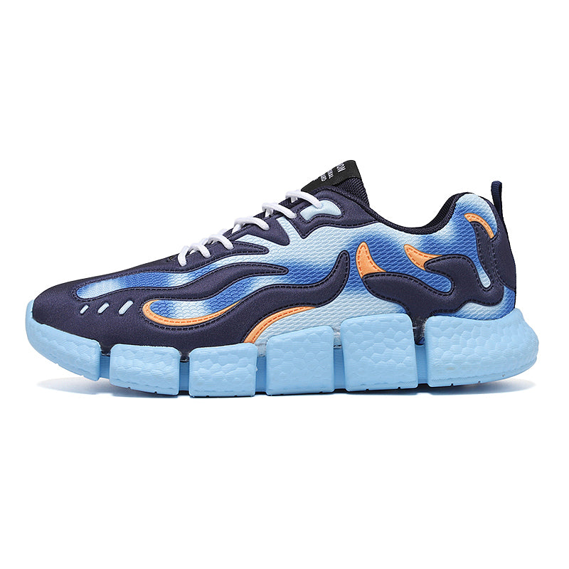 Blue Flame Fire Sneaker