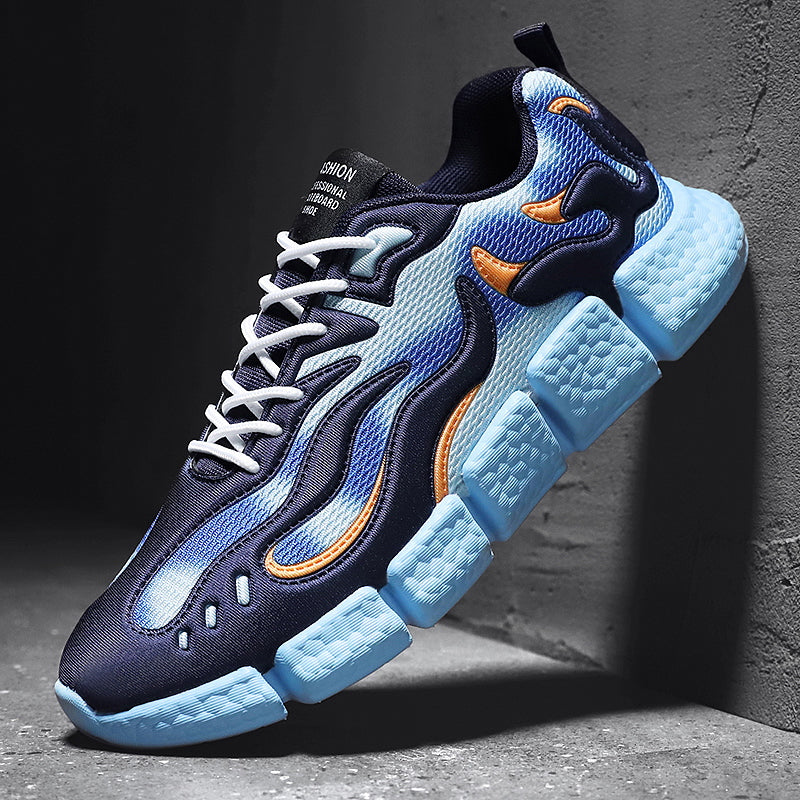 Blue Flame Fire Sneaker