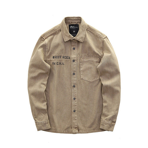 Vintage Workwear Casual Top Shirt
