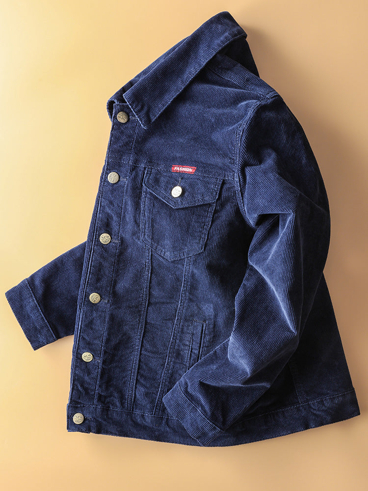 Japanese Retro Corduroy Jacket