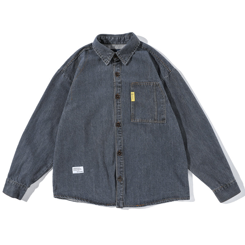 American Retro Washed Denim Shirt