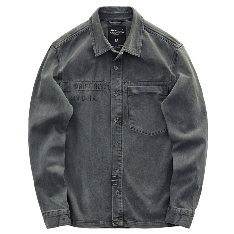 Vintage Workwear Casual Top Shirt