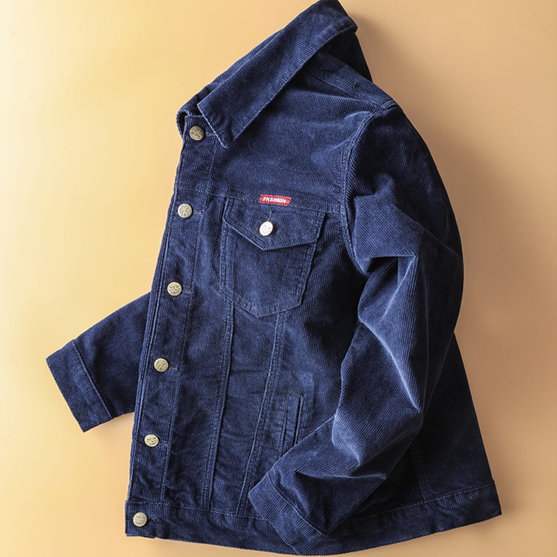 Japanese Retro Corduroy Jacket