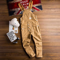 Retro Casual Multi-Pocket Jumpsuits
