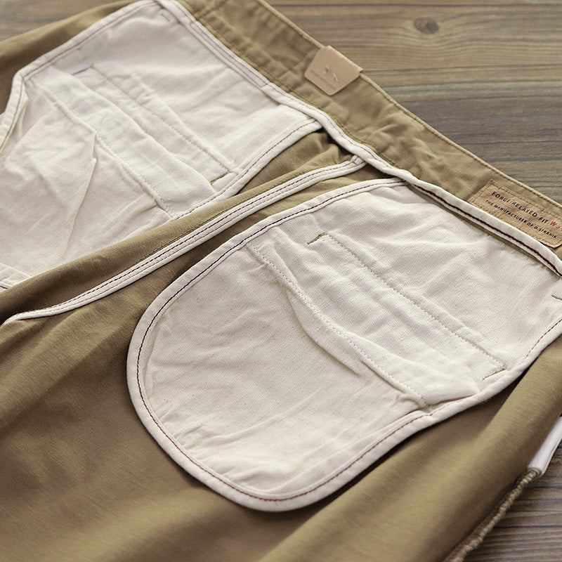 Vintage Cargo Straight Casual Pants