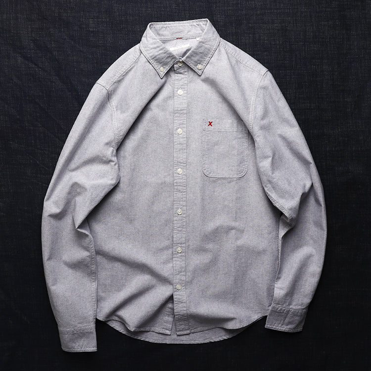 Vintage Cotton Oxford Long Sleeve Shirt