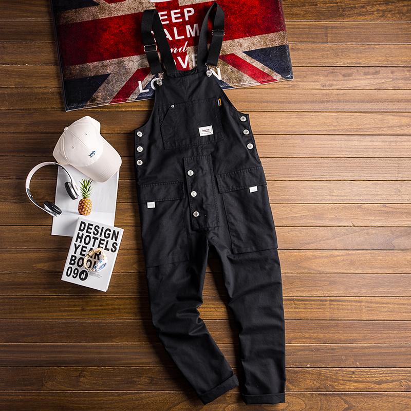 Retro Casual Multi-Pocket Jumpsuits