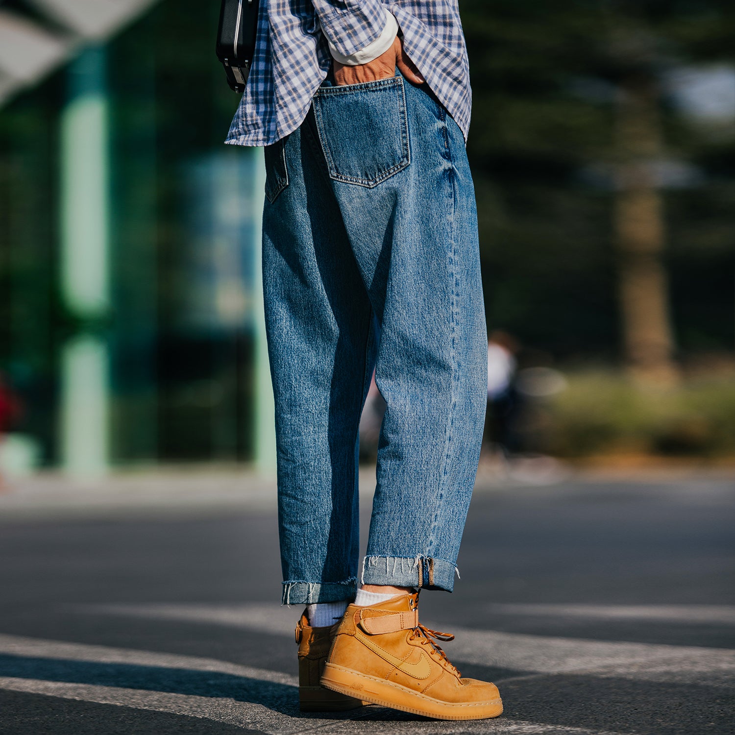Japanese Vintage Washed Raw Jeans