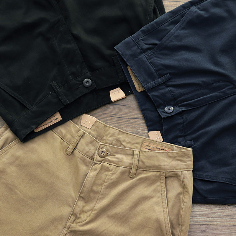 Vintage Cargo Straight Casual Pants