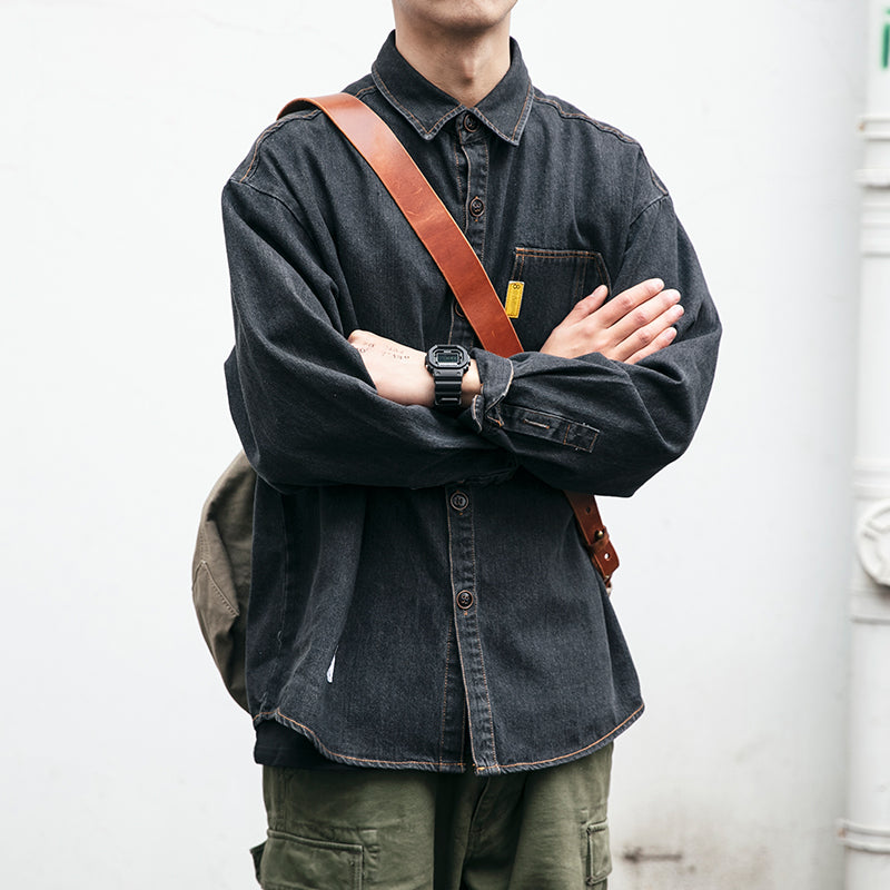 American Retro Washed Denim Shirt