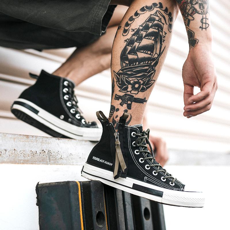 Dark Canvas Shoes