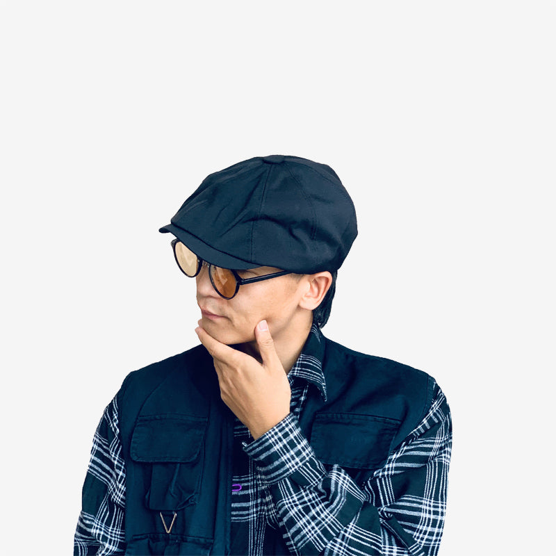 Japanese Retro Octagonal Hat