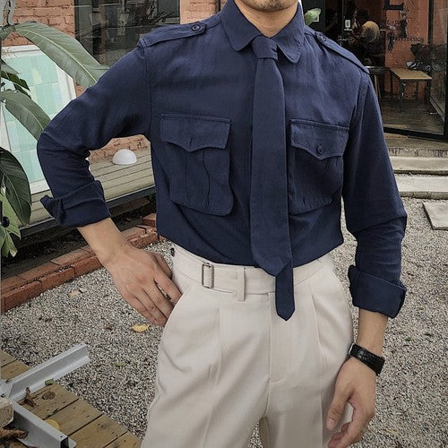 Retro British Pocket Shirts