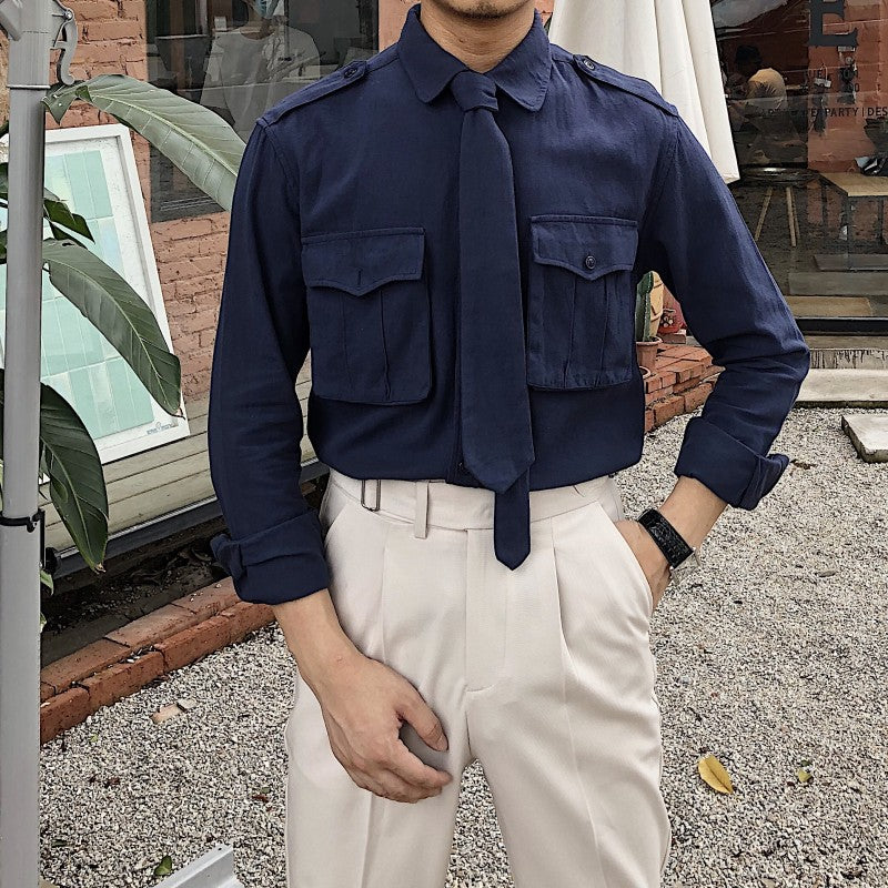 Retro British Pocket Shirts