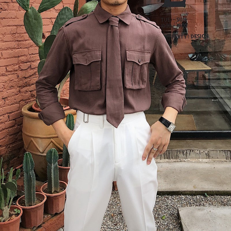 Retro British Pocket Shirts