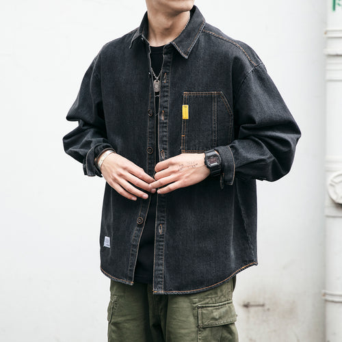 American Retro Washed Denim Shirt