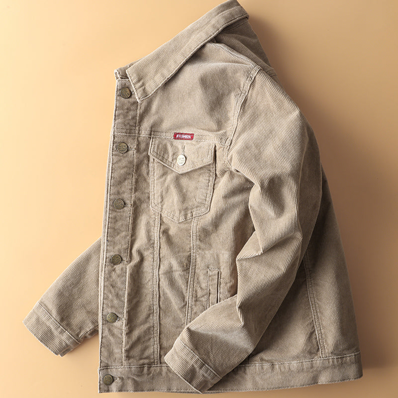 Japanese Retro Corduroy Jacket