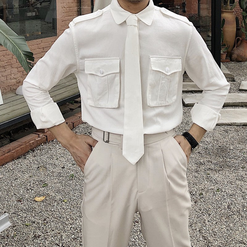 Retro British Pocket Shirts