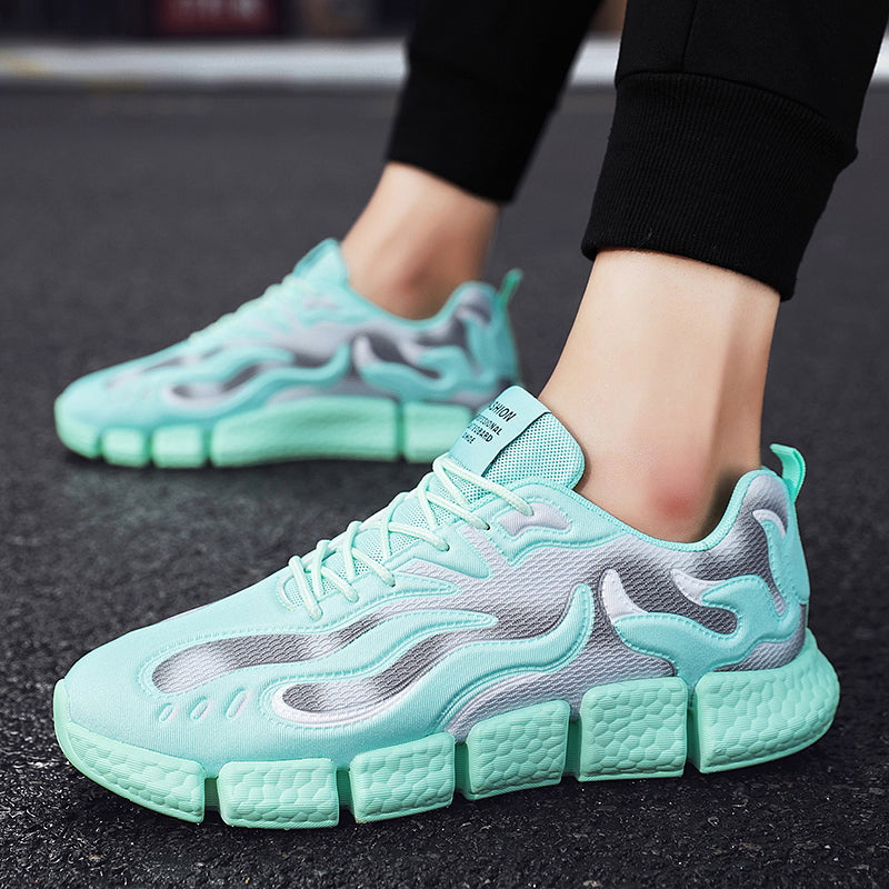 Blue Flame Fire Sneaker