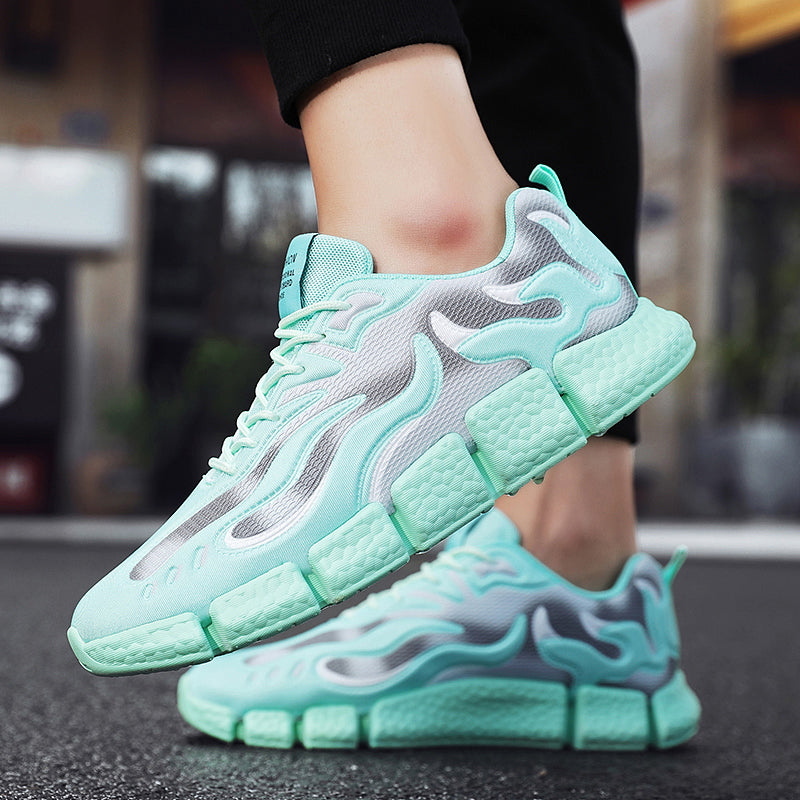 Blue Flame Fire Sneaker