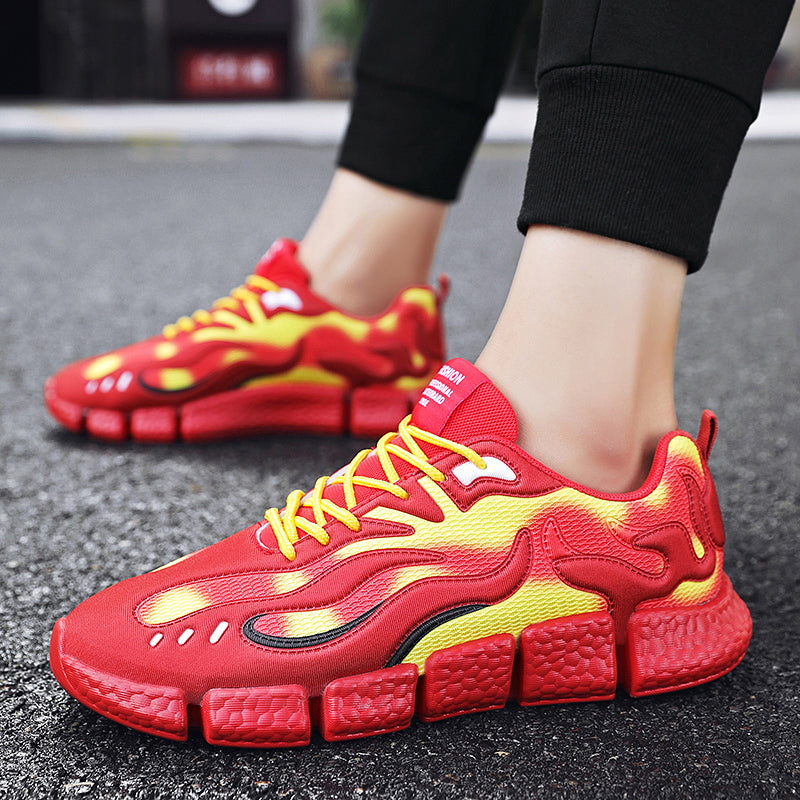 Blue Flame Fire Sneaker
