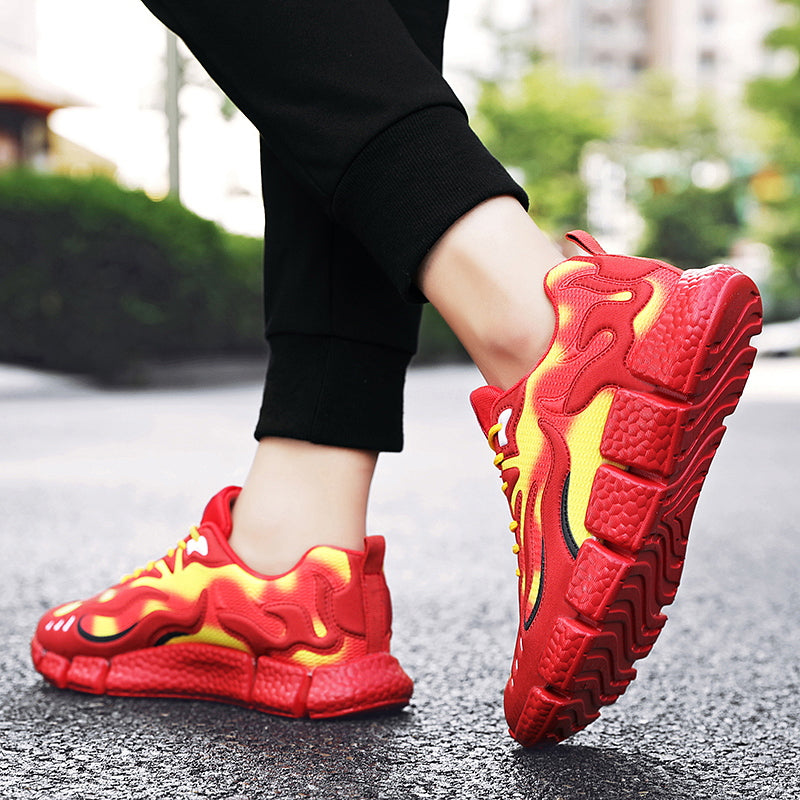 Blue Flame Fire Sneaker