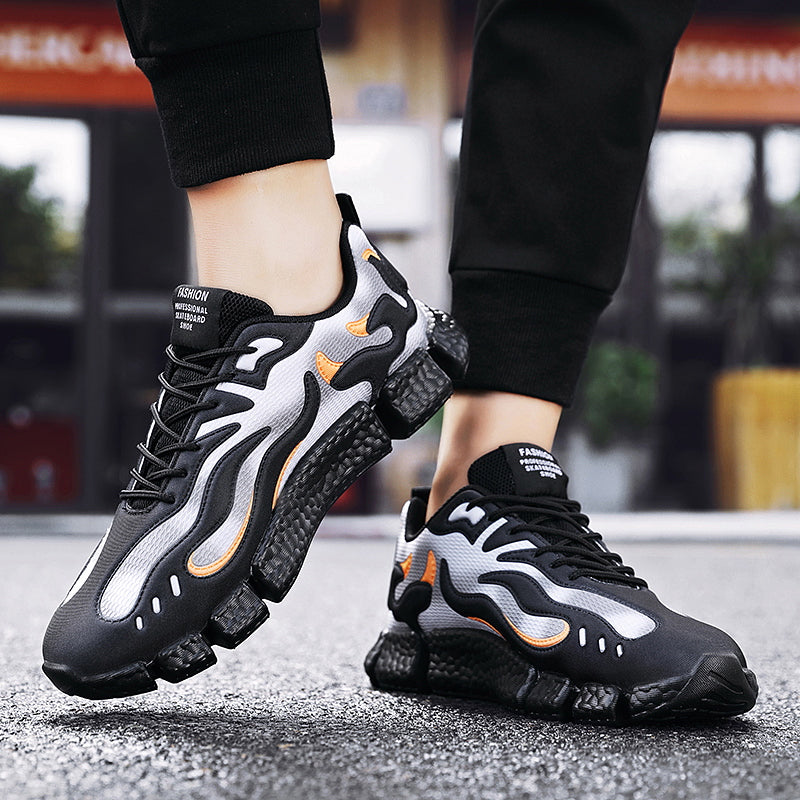 Blue Flame Fire Sneaker