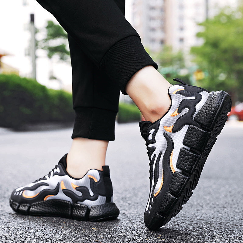 Blue Flame Fire Sneaker