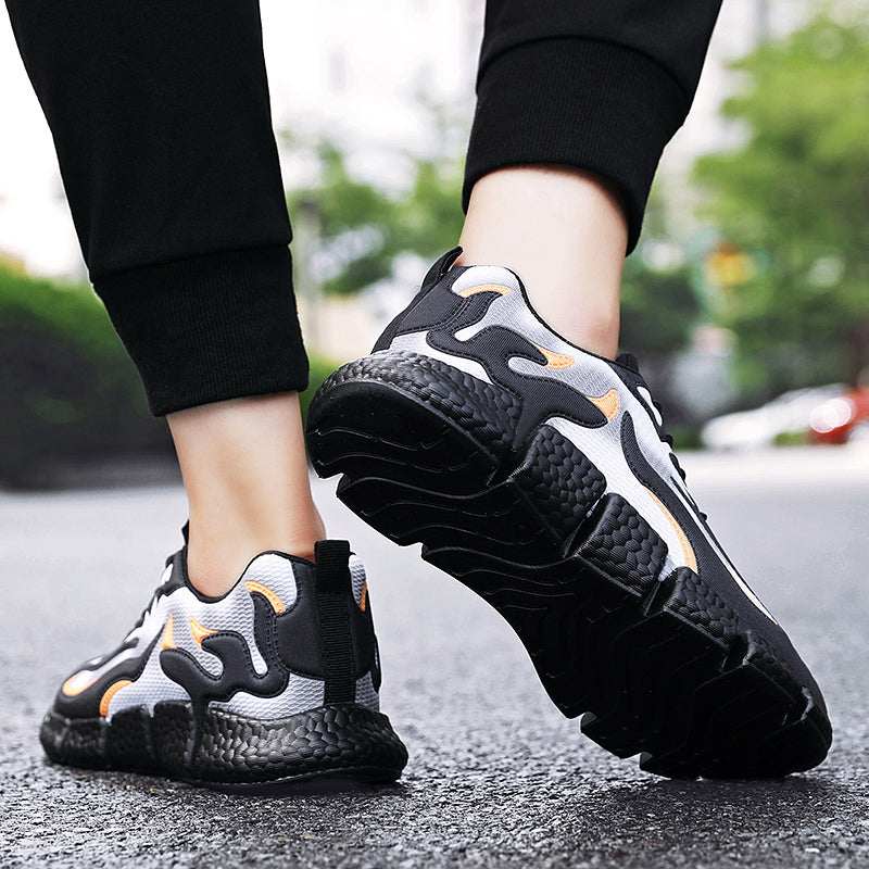 Blue Flame Fire Sneaker