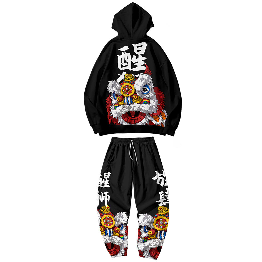 2020 “Lion ” Trendy High Street Sweater Suit