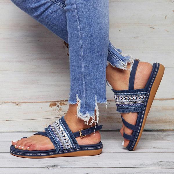 Fashion Casual Fringed Beach Sandals