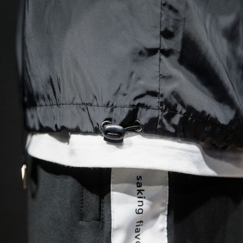 Wind-proof Hooded Pullover Hip Hop Loose Jacket