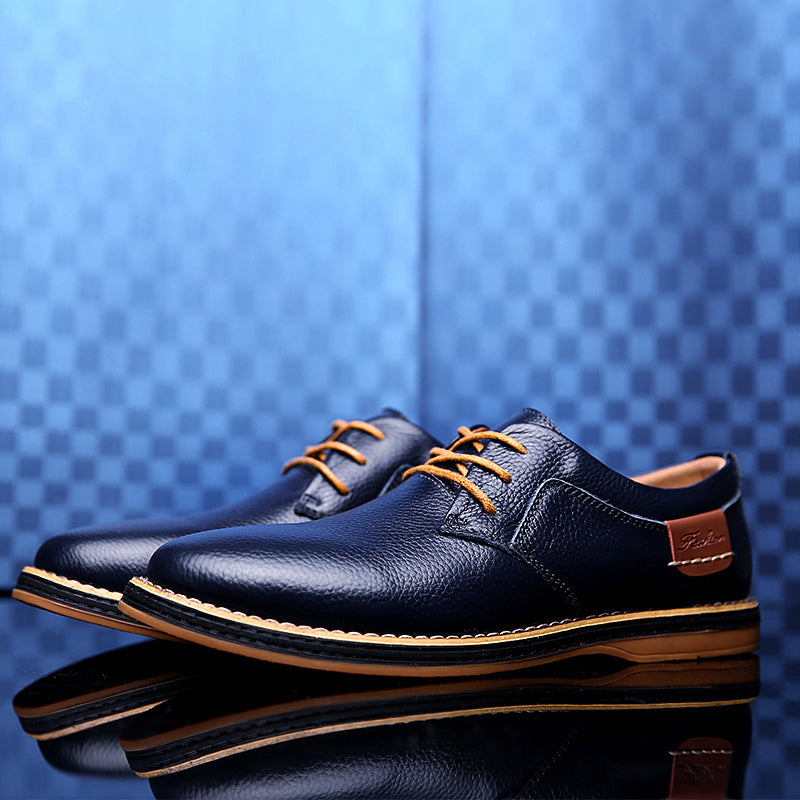 Vintage Business Casual Leather Shoes