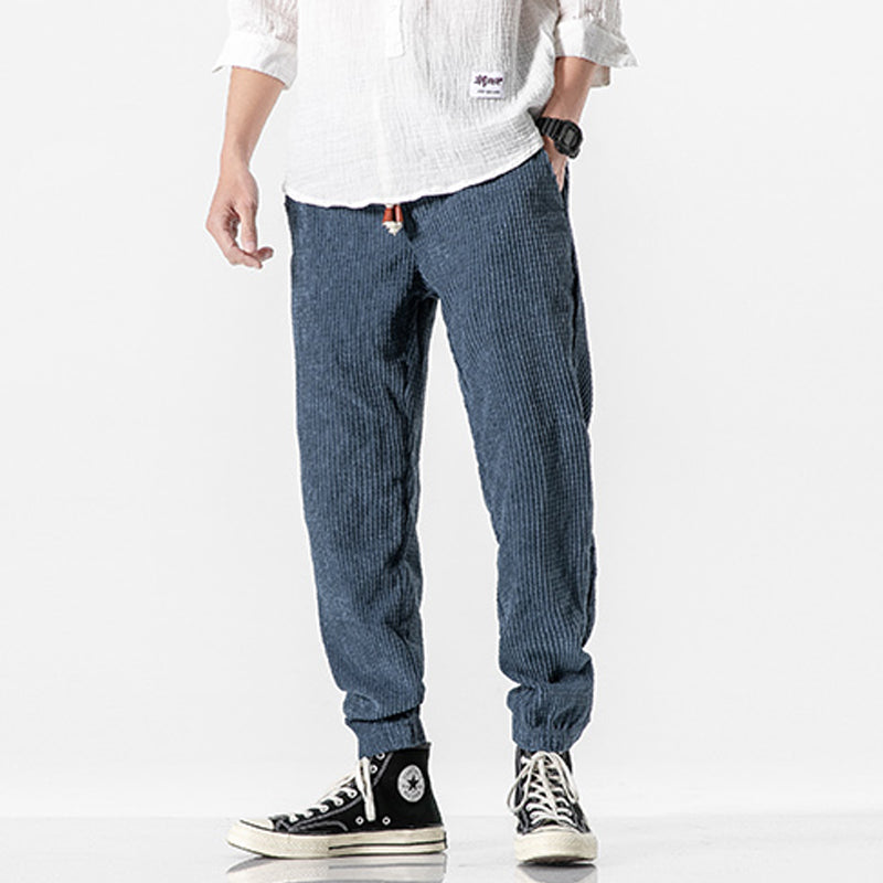 Retro Corduroy Casual Pants
