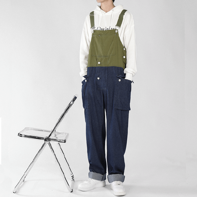 Trendy All-Match Loose Casual Overalls